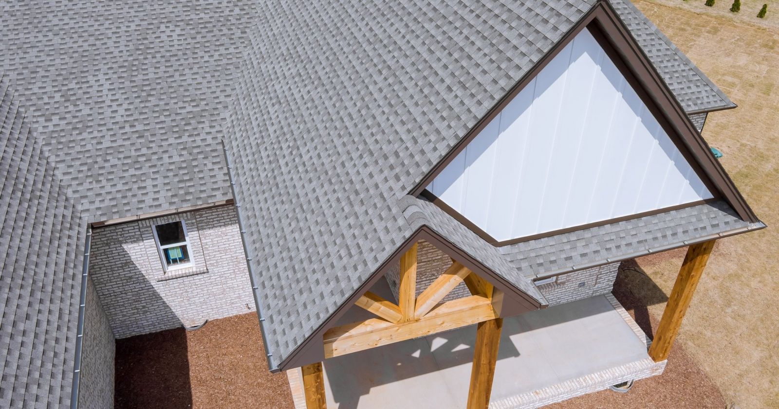 Montana home with a shingle roof in the Gallatin Valley